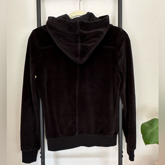 Twisted heart velvet zip up hoodie S - Picture 5 of 7